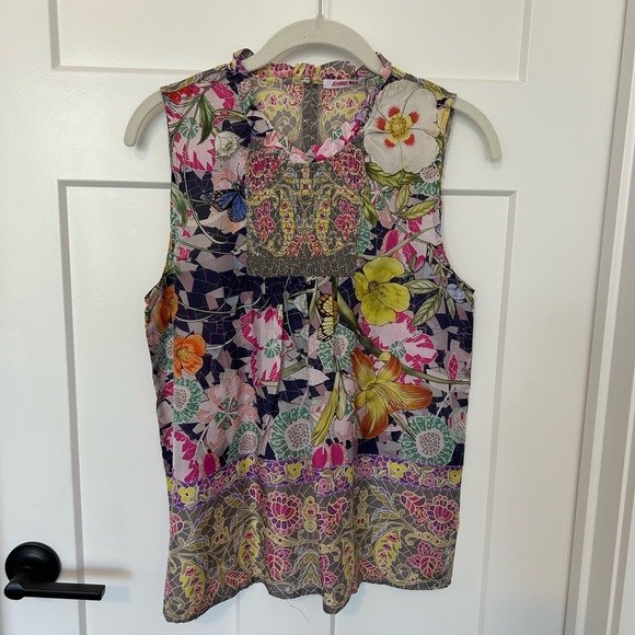 NWT Johnny Was Silk Blouse XS - Picture 2 of 15